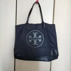 トリーバーチ エラ トートバッグ ナイロン レザー A4サイズ収納 肩掛け