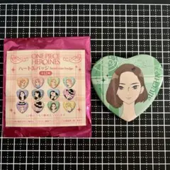 ONE PIECE HEROINES ハート缶バッジ ミウチャ