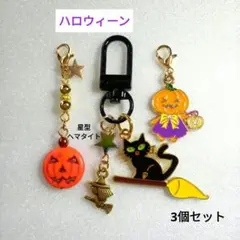 ハロウィン キーホルダー・チャーム 3個セット