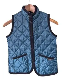 LAVENHAM ラベンハム キルティングベスト キッズ 6歳 ターコイズブルー