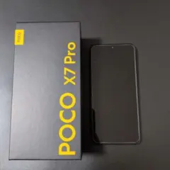 【小傷あり格安】POCO X7 Pro ブラック 8GB＋256GB