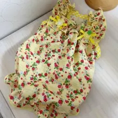 ハンドメイド♡犬服 バルーンキャミワンピース(イエロー)