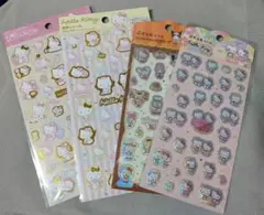 HELLO KITTY Sanrioキャラクターズシール 4シートセット