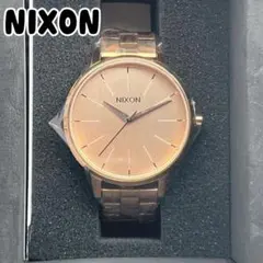 未使用 NIXON ニクソン KENSINGTON ウォッチ 腕時計 ゴールド