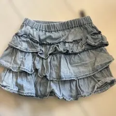 グレー フリル付きスカート サイズ100