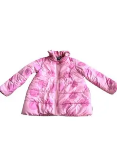 Moujonjon ピンク ダウンコート 110