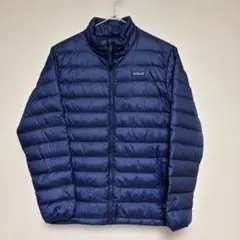 パタゴニア　ネイビー ダウンコート キルティング　XL14 patagonia
