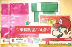 スーパーマリオ　いつも一緒マリオ＆フレンズ　一番くじ　E賞　巾着　G賞　ジッパー