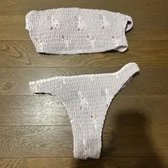 【週末限定値下げ】RESELVES シャーリング　バンドゥビキニ