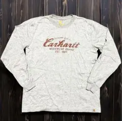 レア✨カーハート ロンT Carhartt ロゴ グラフィック 長袖Tシャツ