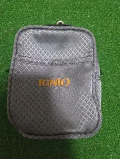 IGNIO ジッパーポーチ グレー 　ゴルフ