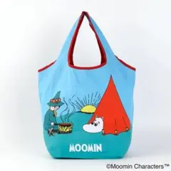 新品未開封紀ノ国屋　ムーミンコンパクト　キャンプ エコバッグのサムネイル