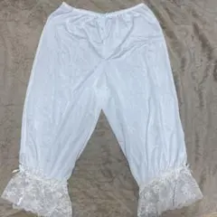 ホワイト レース付き ブライダルペチコート LLサイズ