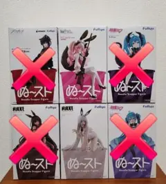 【ぬーどるストッパーフィギュア】美少女プライズフィギュア ６点セット