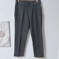 ジョルジュレッシュ　カジュアルパンツ ウエストゴム　ストレートパンツ　グレー M