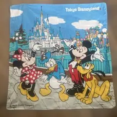 東京ディズニーランド　初代ロゴ　ハンカチ