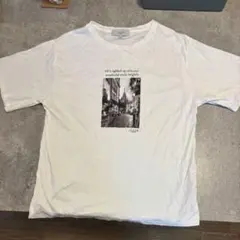 LE SOUK HOLIDAY フォトプリントTシャツ ホワイト L