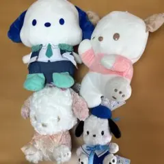 サンリオ ポチャッコ ぬいぐるみ 4点セットのサムネイル