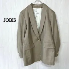 テーラードジャケット ベージュ 36 ビジネス カジュアル 裏地 JOBIS