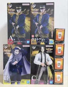 一番くじ ゴールデンカムイ ラストワン賞 A賞 B賞 C賞 F賞 計8点