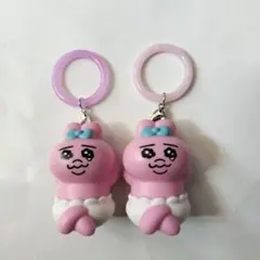おぱんちゅうさぎフィギュア　めじるしアクセサリー　アンブレラマーカー　2個