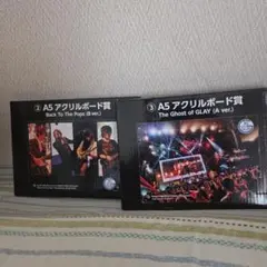 GLAY 30th Anniversary A5 アクリルボード 2種セットのサムネイル