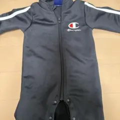 Champion 黒ロンパース 80サイズ