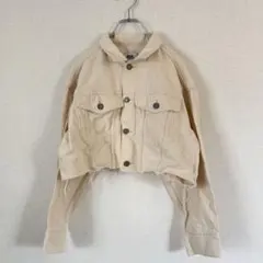 AZUL by MOUSSY ベージュ クロップドジャケット S