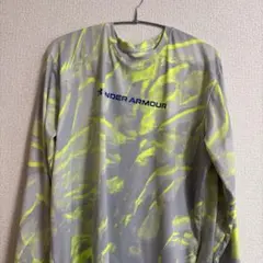 UNDER ARMOUR ロングスリーブシャツ グレー/イエロー　XL