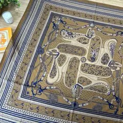 HERMESエルメス　カレジェアン140アマゾンの祭典バンダナ　25SSカシシル