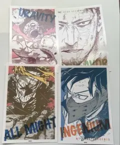 僕のヒーローアカデミア原画展　ワンシーンカードコレクション　4枚
