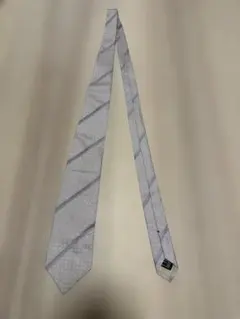 t*y様 美品 GUCCI グッチ ネクタイ シルバー ドットストライプ シルク