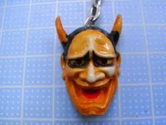 昭和レトロ 般若面 キーホルダー