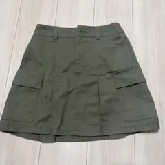 GU カーゴミニスカート カーキ Sのサムネイル