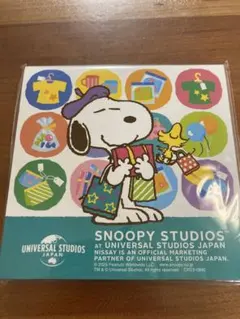 スヌーピー メモ帳 ユニバーサル・スタジオ・ジャパン　日本生命