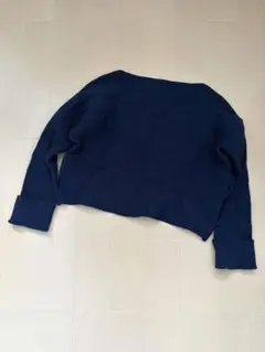 美品 コラージュガリャルダガランテ ボートネック ニット プルオーバー ネイビー