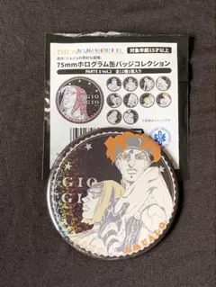 ジョジョ 75mmホログラム缶バッジ スクアーロ ティッツァーノ - メルカリ