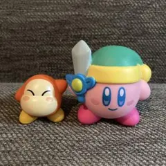 星のカービィ まんまるソフビフィギュア とワドルディ