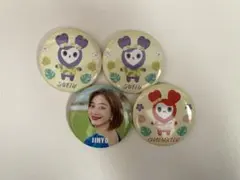 TWICE ハワイ 缶バッジ ジヒョ チェヨン サナ