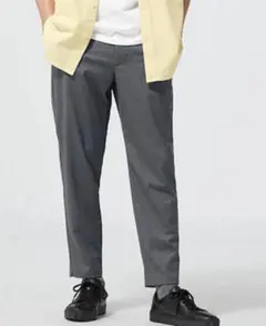 ジーユー スーパーストレッチ アンクル トラウザー パンツ UR【新品】グレー