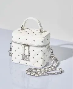 Darich キルティングビジュースクエアミニバッグ