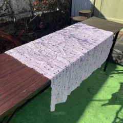 N-23 80s 90s グラニースクエア　ヴィンテージ手編みブランケット