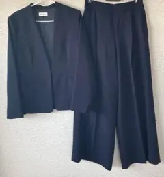 PLST ジャケットLとパンツMのセットアップ(ネイビー)