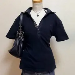 Burberry Black label ポロシャツ チェック y2k
