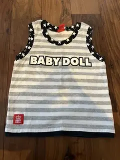 BABYDOLL タンクトップ 120cm ボーダー 星柄のサムネイル