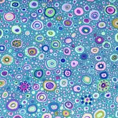 USAコットンケイフファセット ローマングラス アクア 45cm