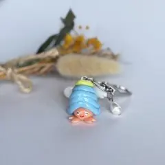にっこり天使ヤドカリキーホルダー