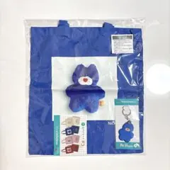 新品未開封★mojojojoくじ トートバッグ 刺繍キーホルダー 2点セット