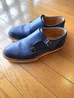 MAGNANNI 青 レザー ダブルモンクシューズのサムネイル
