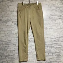 ikka イッカ　ベージュ チノパン コットン混合　ストレッチパンツ　メンズ　Mのサムネイル